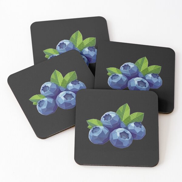 Item preview,  Blueberry Geometric Low Poly Fruit Vintry Off designed and sold by VintryOff.