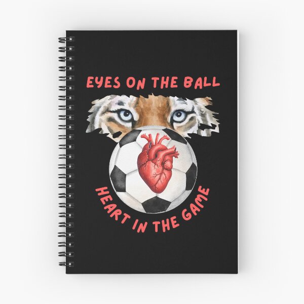 Item preview, Eyes on the Ball Heart in the Game Soccer Football Love designed and sold by SpartanDStore.
