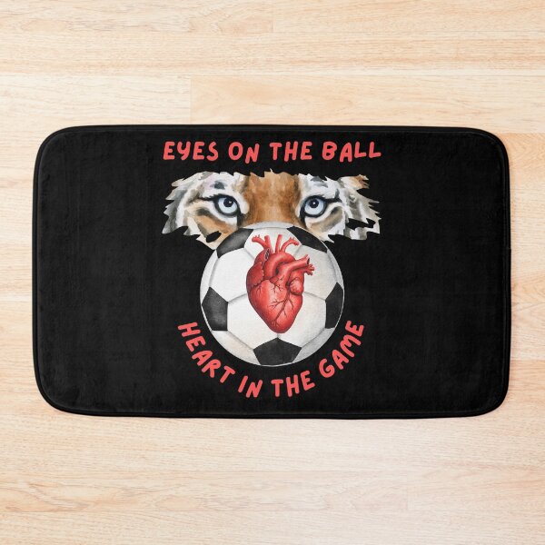 Item preview, Eyes on the Ball Heart in the Game Soccer Football Love designed and sold by SpartanDStore.