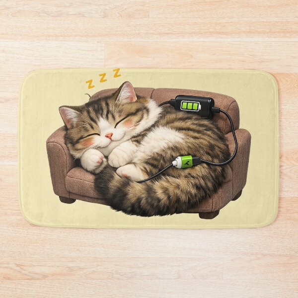 Item preview, Sleeping cat designed and sold by FluffyGallery.