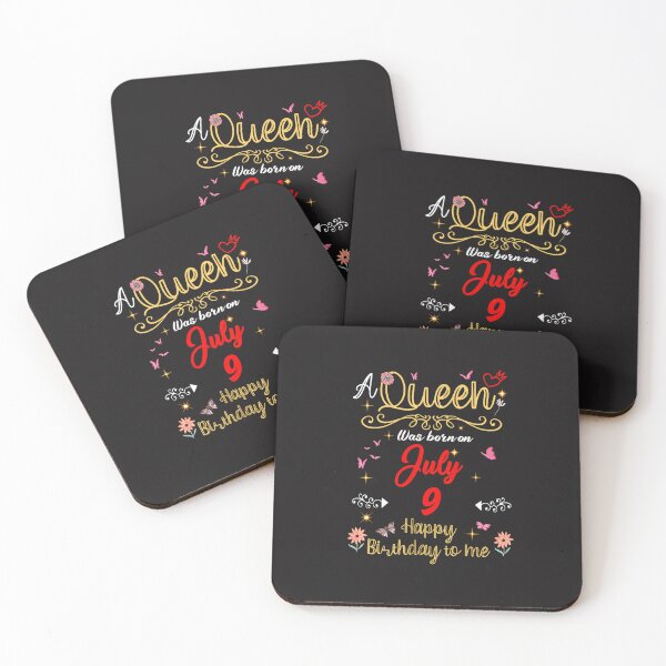Item preview, A Queen Was Born On July 9 Funny July 9 Birthday Queen Women Design designed and sold by kiralynstration.