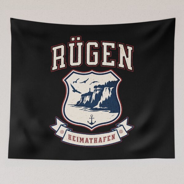 Item preview, Rügen Island Baltic Sea Home Port Vintage Design designed and sold by HoshisWorld2018.
