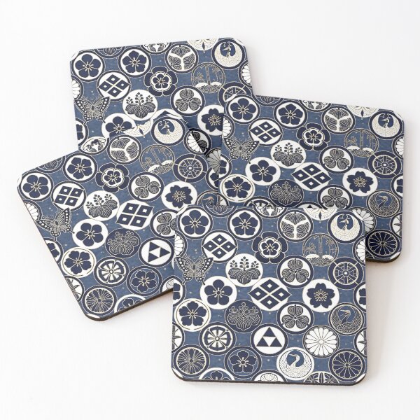 Item preview, Japanese Seigaiha Wave Pattern - Traditional Wagara Design designed and sold by KS-PopArtJapan.