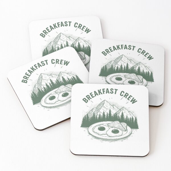 Item preview, Breakfast Crew Funny Brunch Coffee Pancake Bacon designed and sold by LuminOrb.