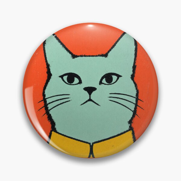 Item preview, Retro Teal Cat In Yellow Shirt designed and sold by bosamji.