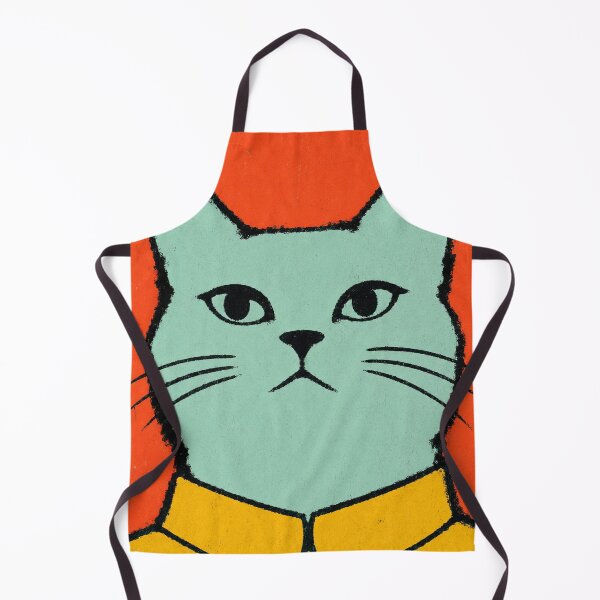 Item preview, Retro Teal Cat In Yellow Shirt designed and sold by bosamji.