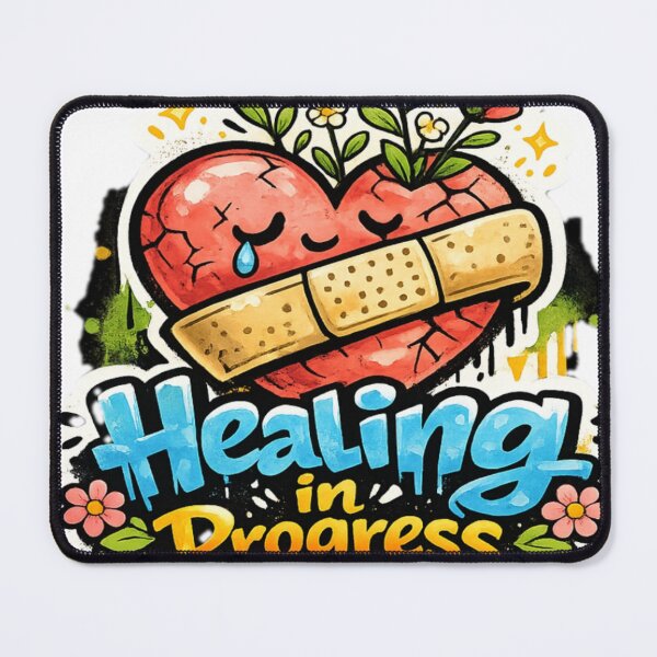 Item preview, Healing in Progress – Graffiti Heart Sticker designed and sold by Genzfirevibes.