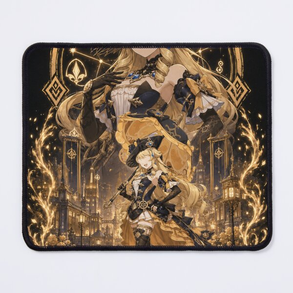 Item preview, Navia Inspired Geo Rose Anime Fantasy Design designed and sold by ijunk.