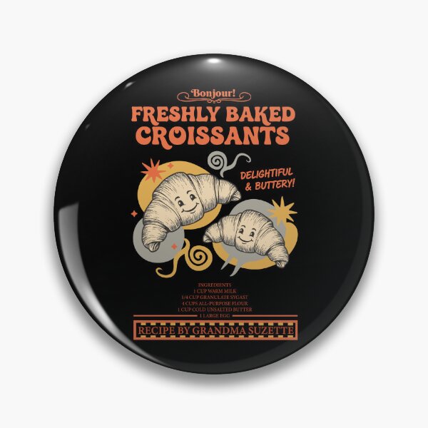 Item preview, Breakfast Brunch Coffee Freshly Baked Croissants designed and sold by LuminOrb.