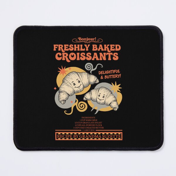Item preview, Breakfast Brunch Coffee Freshly Baked Croissants designed and sold by LuminOrb.