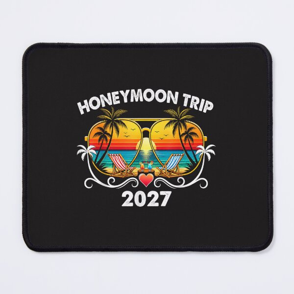Item preview, Honeymoon Trip 2027 Romantic Tropical Beach Vacation Newlywed Design designed and sold by kiralynstration.