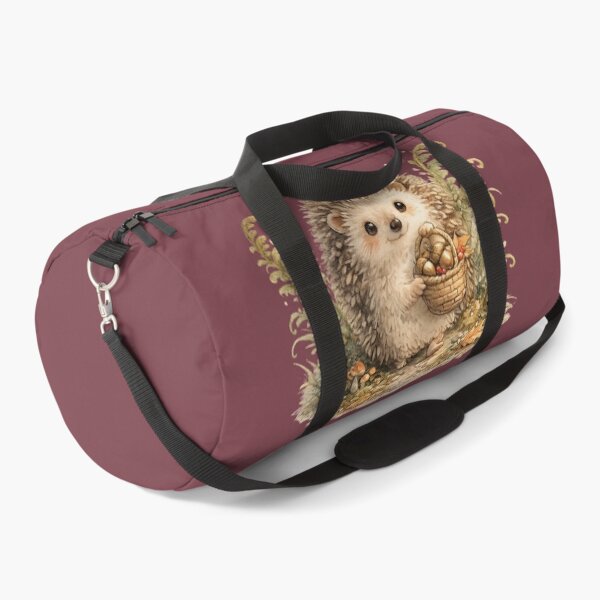 Item preview, Hedgehog with Acorn Basket Autumn Cottagecore designed and sold by MagicMakerPh⭐⭐⭐⭐⭐.