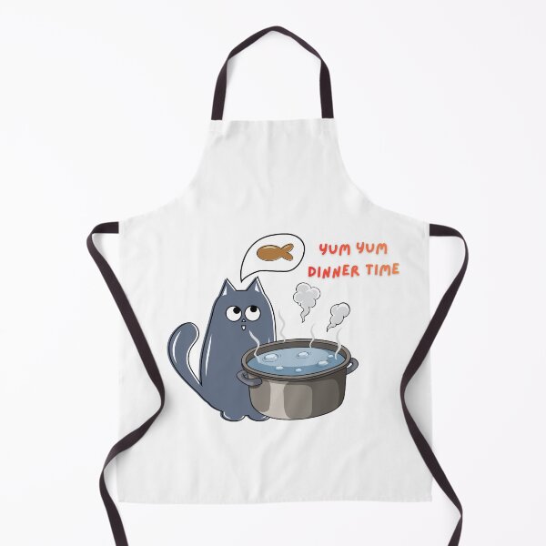 Item preview, Cat Dreaming of Fish - Yum Yum Dinner Time designed and sold by Mazza-mazza.