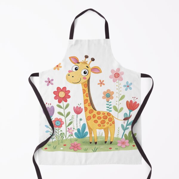 Item preview, Happy Giraffe in Bloom designed and sold by trendspatterns.