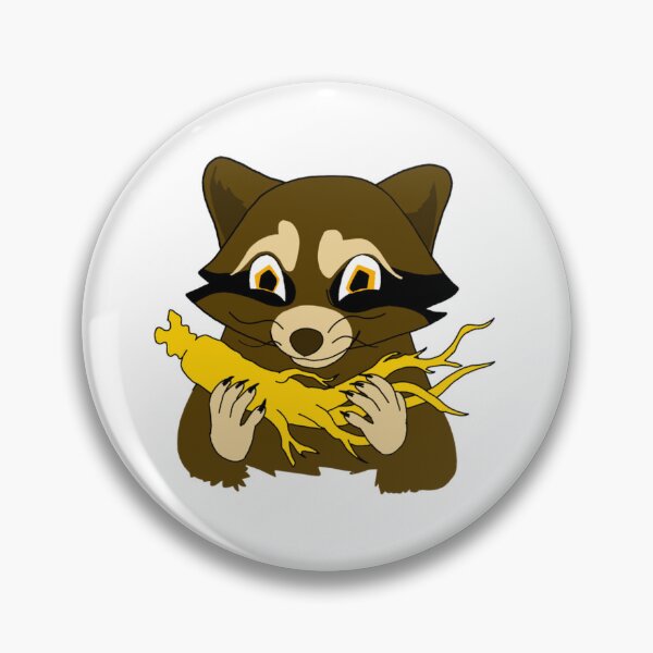 Item preview, Hungry Raccoon With Summer Snack Cute Animal Art designed and sold by Onlydidart.