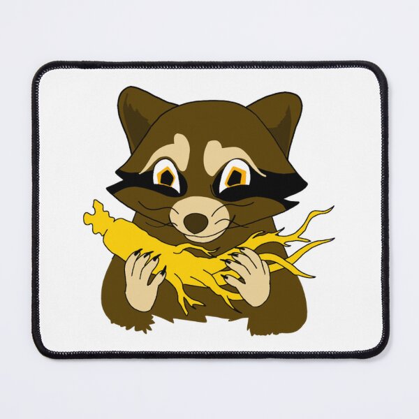 Item preview, Hungry Raccoon With Summer Snack Cute Animal Art designed and sold by Onlydidart.