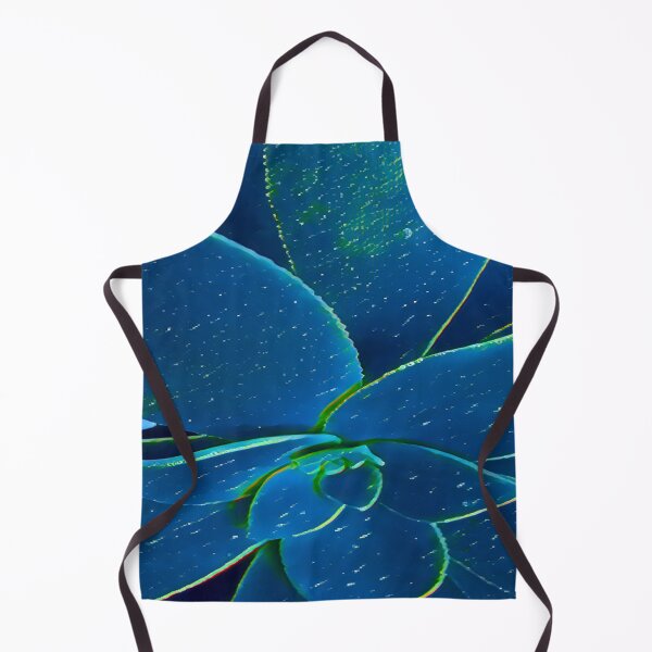 Item preview, Electric Blue and Teal Succulent Macro Digital Painting designed and sold by BalkanBloom.