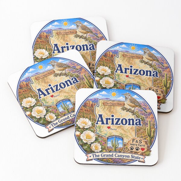 Item preview, Arizona - Collect America with Freckle and Spencer designed and sold by CollectrsCornr.