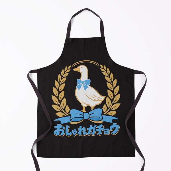 Item preview, Elegant Goose With Blue Ribbon Bow designed and sold by AwesomeBeyondLimits.