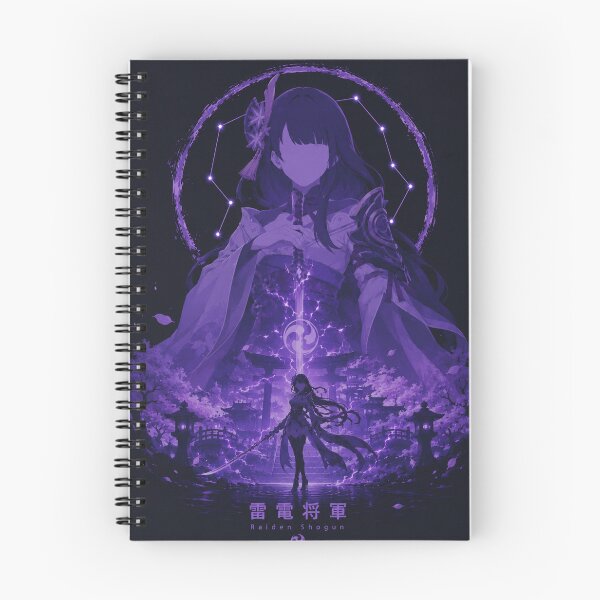 Item preview, Raiden Shogun Inspired Violet Thunder Anime Fantasy Artwork designed and sold by ijunk.