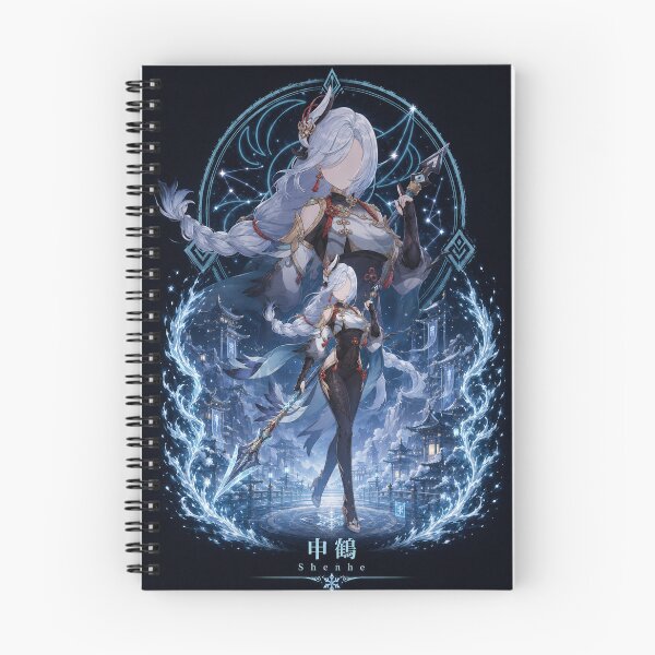 Artikelvorschau, Shenhe inspiriertes Cryo Exorcist Anime Fantasy Design entworfen und verkauft von ijunk.