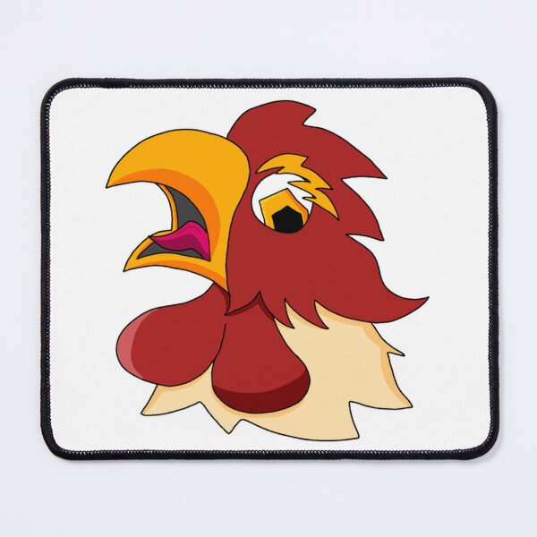 Item preview, Screaming Rooster Face Funny Chicken Head Art designed and sold by Onlydidart.