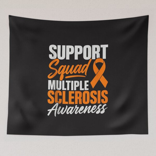 Item preview, Support Multiple Sclerosis Warrior Orange Ribbon MS Awareness Design designed and sold by kiralynstration.