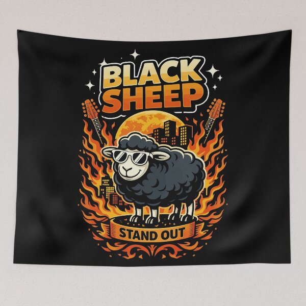 Item preview, Black Sheep Stand Out Graphic – Bold Urban Style designed and sold by digijob.