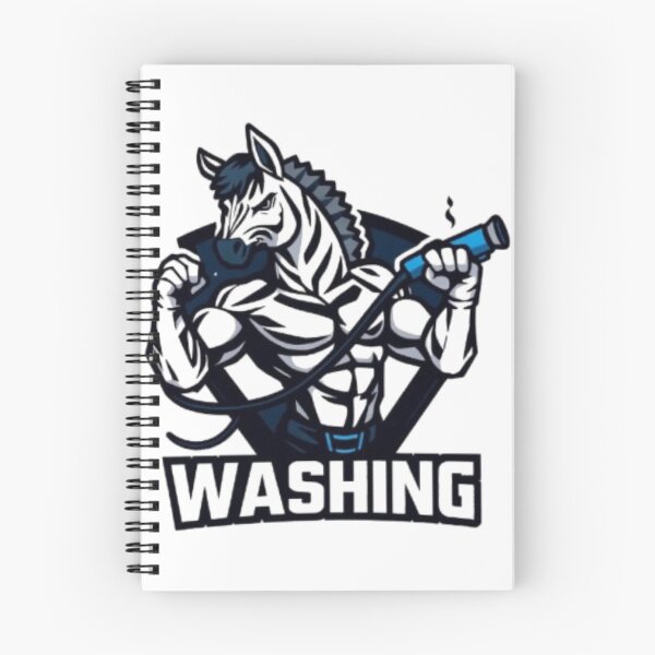 Item preview, Strong Washing Zebra Mascot Design designed and sold by MystiColo.