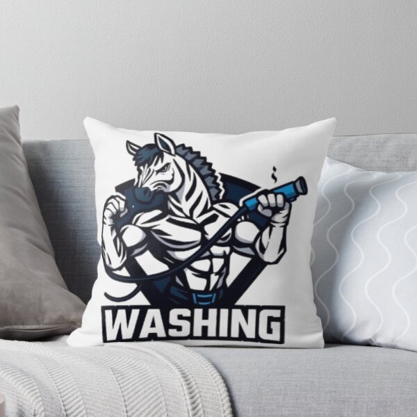 Item preview, Strong Washing Zebra Mascot Design designed and sold by MystiColo.