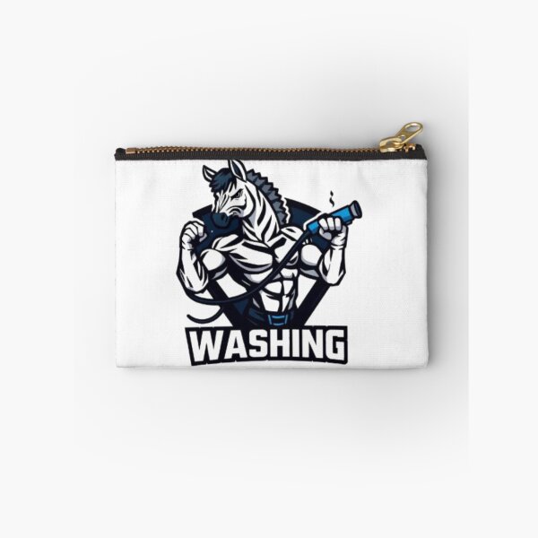 Item preview, Strong Washing Zebra Mascot Design designed and sold by MystiColo.
