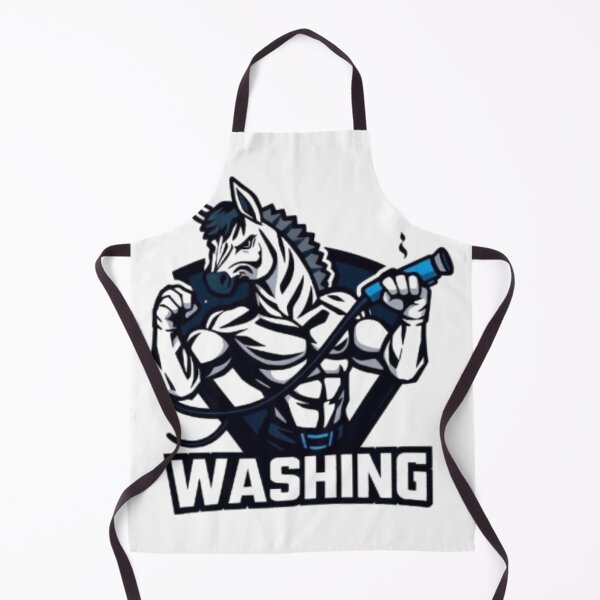 Item preview, Strong Washing Zebra Mascot Design designed and sold by MystiColo.