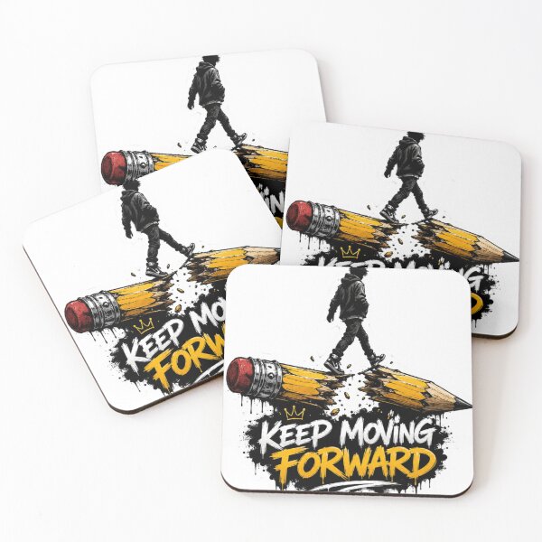 Item preview, Keep Moving Forward – Broken Pencil Graffiti Sticker designed and sold by Genzfirevibes.