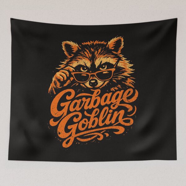 Item preview, Garbage Goblin Retro Raccoon Artwork designed and sold by AwesomeBeyondLimits.