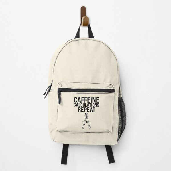 Item preview, Caffeine Calculations Repeat Math Compass Design designed and sold by Amr Darwish Graphic designer.