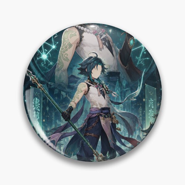 Item preview, Xiao Inspired Anemo Guardian Anime Fantasy Design designed and sold by ijunk.