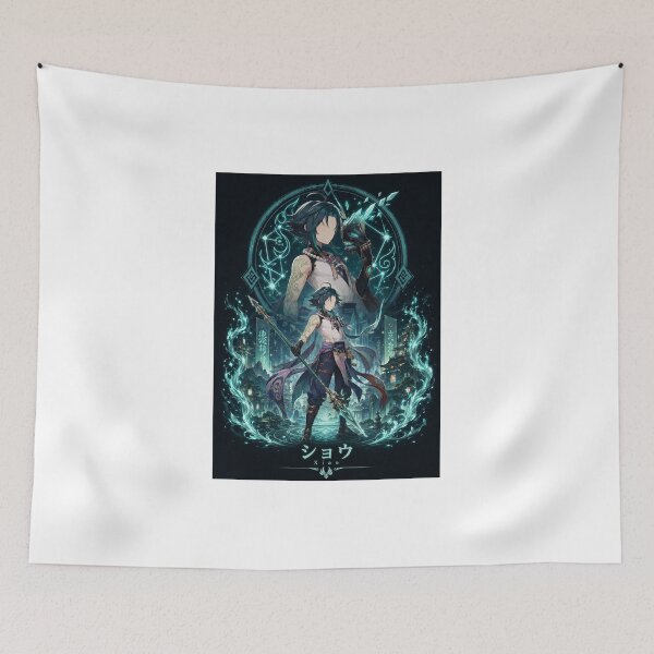 Item preview, Xiao Inspired Anemo Guardian Anime Fantasy Design designed and sold by ijunk.