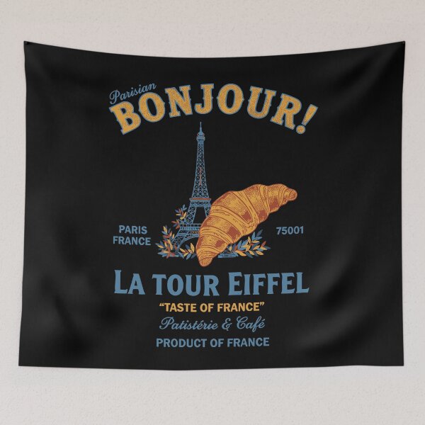 Item preview, Breakfast Funny Brunch Coffee Bonjour La Tour designed and sold by LuminOrb.