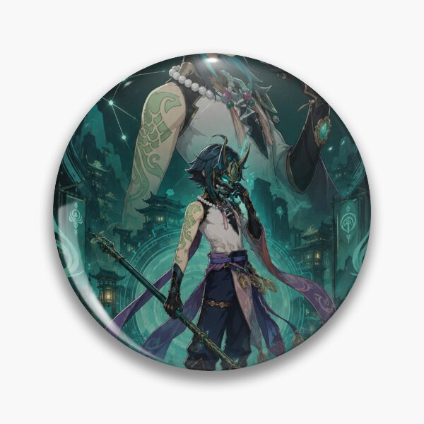 Item preview, Xiao Inspired Dark Yaksha Anime Fantasy Artwork designed and sold by ijunk.