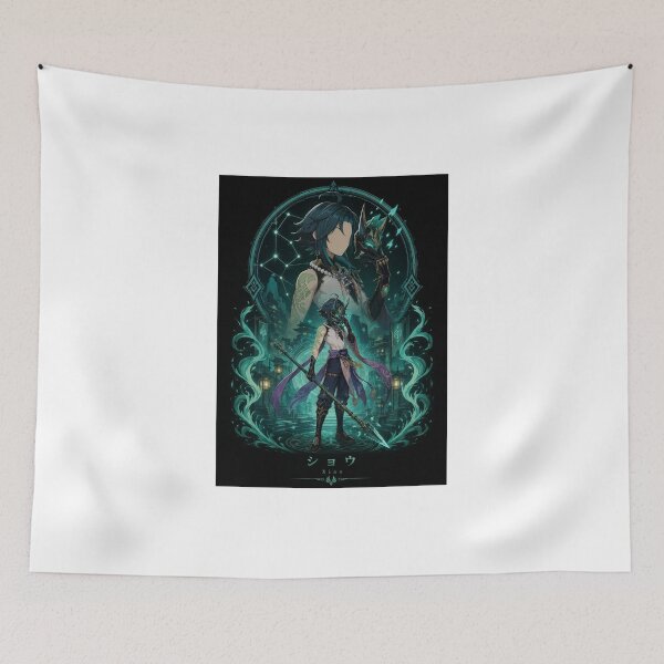 Item preview, Xiao Inspired Dark Yaksha Anime Fantasy Artwork designed and sold by ijunk.