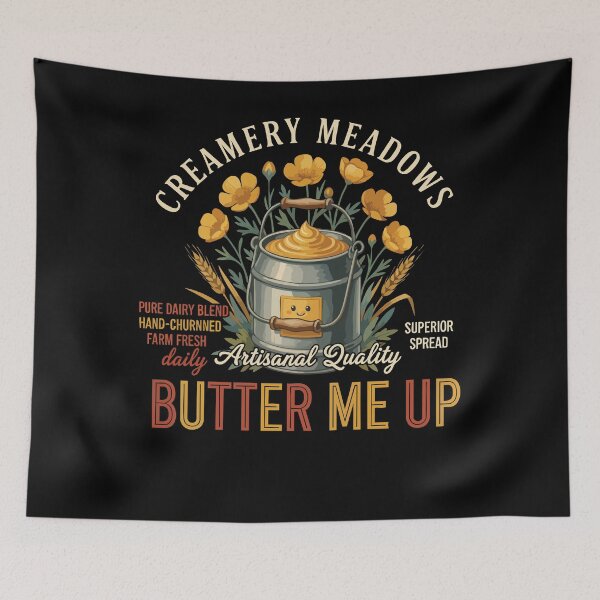 Item preview, Breakfast Funny Brunch Coffee Butter Me Up designed and sold by LuminOrb.