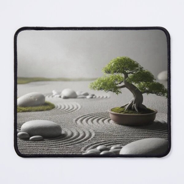 Item preview, Bonsai Harmony in a Zen Rock Garden designed and sold by EchoWave11.