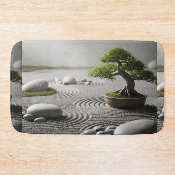Artikelvorschau, Bonsai-Harmonie in einem Zen-Steingarten entworfen und verkauft von EchoWave11.