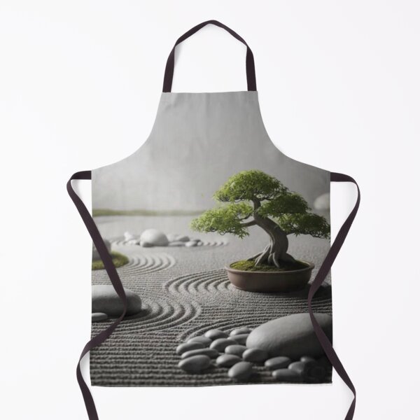 Item preview, Bonsai Harmony in a Zen Rock Garden designed and sold by EchoWave11.