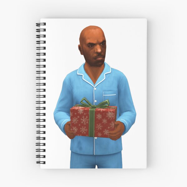 Item preview, Vic holding Christmas present designed and sold by angelicamstore.