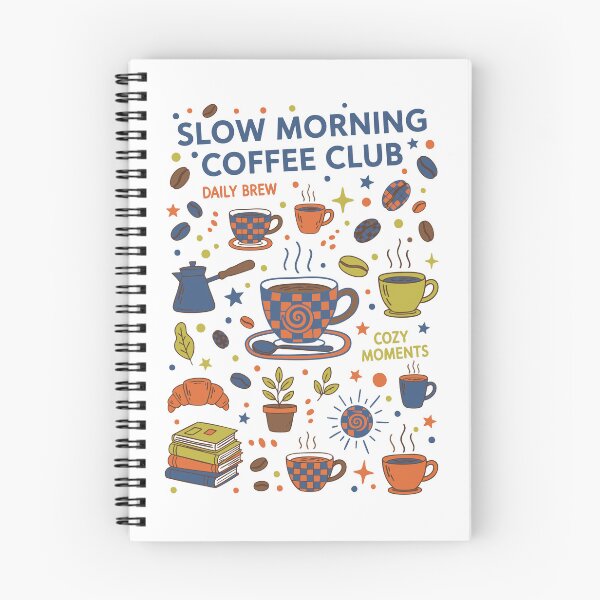 Item preview, Breakfast Coffee Slow Morning Coffee Club Daily designed and sold by LuminOrb.