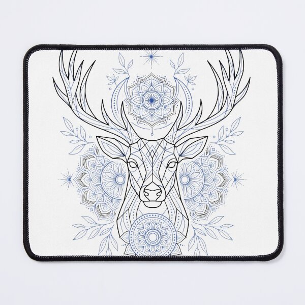 Item preview, Geometric Deer Mandala Tattoo designed and sold by Sabsll.
