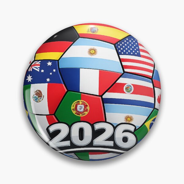 Item preview, Global Soccer 2026 International Flags Ball - World Football Tournament designed and sold by Grump and Co.