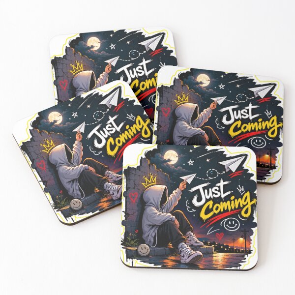 Item preview, Just Coming – Street Vibes Graffiti Sticker designed and sold by Genzfirevibes.