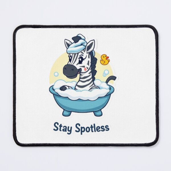 Item preview, Stay Spotless Zebra Bath Design designed and sold by MystiColo.